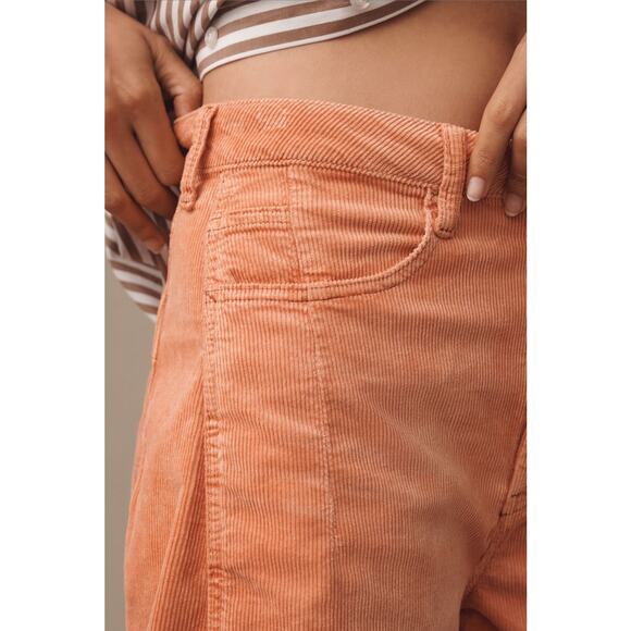 Anthropologie NWT Pilcro The Kenna Heritage Mid-Rise Corduroy Barrel Jean 25 - Picture 5 of 11